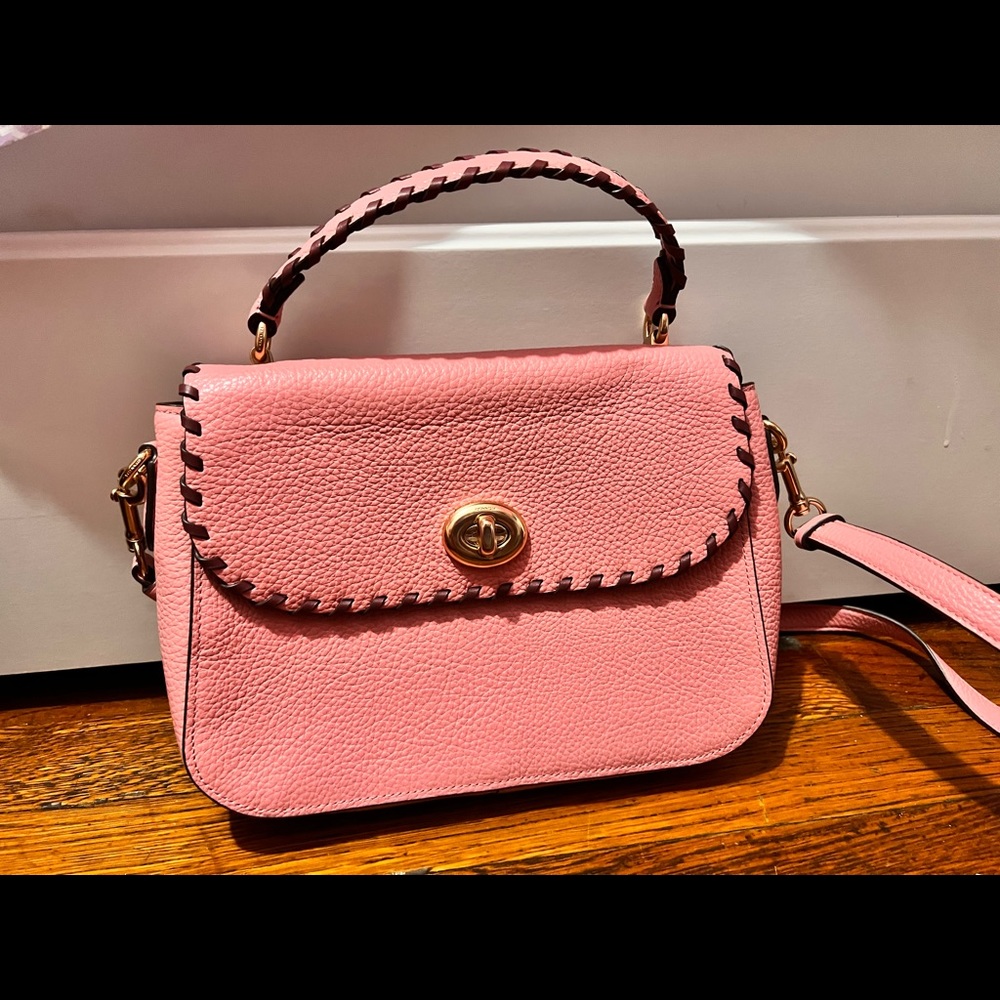 Marlie Whipstitch Top Handle Satchel